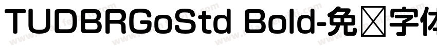 TUDBRGoStd Bold字体转换